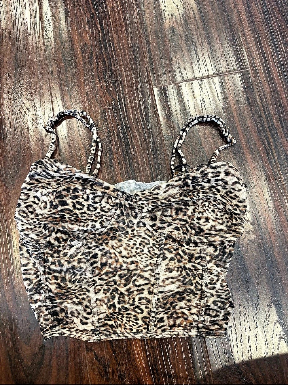 Leopard Print Crop Top